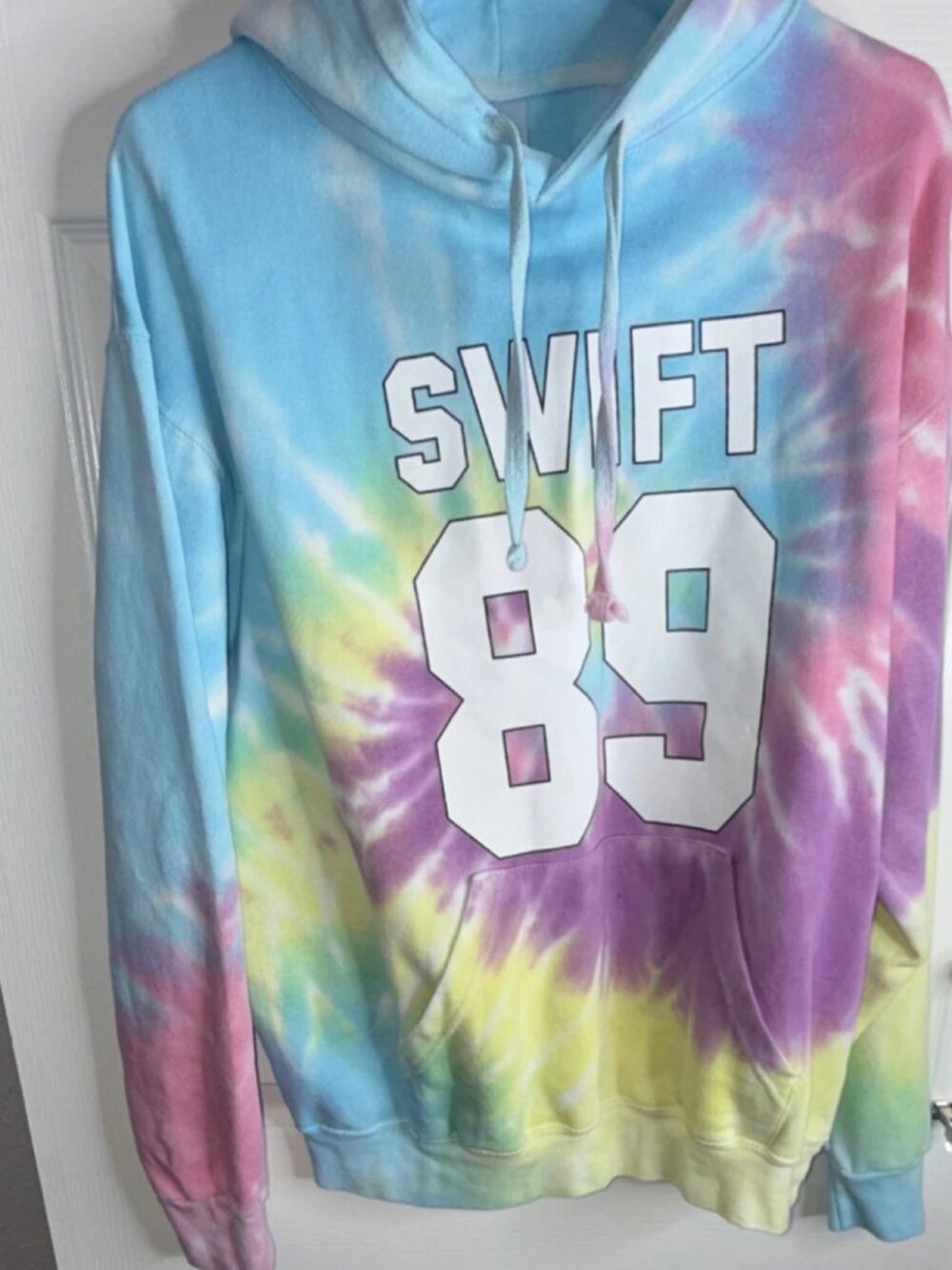 Colortone Swift 89 Tie-Dye Hoodie Multicolor 80% Cotton Men's Size L